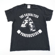 Vintage The Casualties Army Punk Rock Punkrockers Band T Shirt Rare Youth M - £15.12 GBP