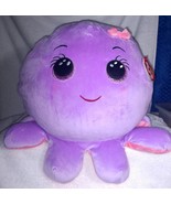 Ty Squishy Beanies OCTAVIA the Purple Octopus 10&quot; NWT - £17.10 GBP