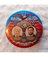 3&quot; Buttons Inauguration Day Donald Trump JD Vance Pin Pinback Badge Pres... - $8.00