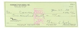 Warren Spahn Milwaukee Braves Firmado Banco Cuadros #1913 Bas - £116.29 GBP