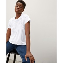 Everlane Womens The Smock Tee Top Cotton Short Sleeve White L - £19.00 GBP