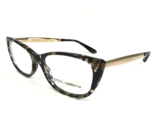Dolce &amp; Gabbana Eyeglasses Frames DG 3279 911 Brown Tortoise Gold 53-16-140 - $84.04