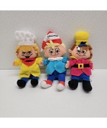 Vintage 1997 Kelloggs Snap Crackle Pop Plush Dolls Breakfast Cereal Toy ... - $25.57 CAD