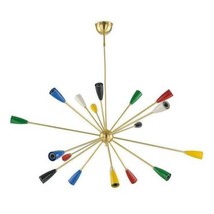 Multicolor 18 Brazos Sputnik Candelabro Iluminación Hogar Decorativo Real Luces - £261.84 GBP
