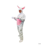Adult White Easter Bunny Suit with Bunny Hood Costume  Medium - $176.49