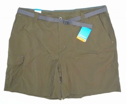 Columbia Omni Shade UPF 30 Green Battle Ridge Cargo Shorts Men&#39;s NWT - £47.40 GBP