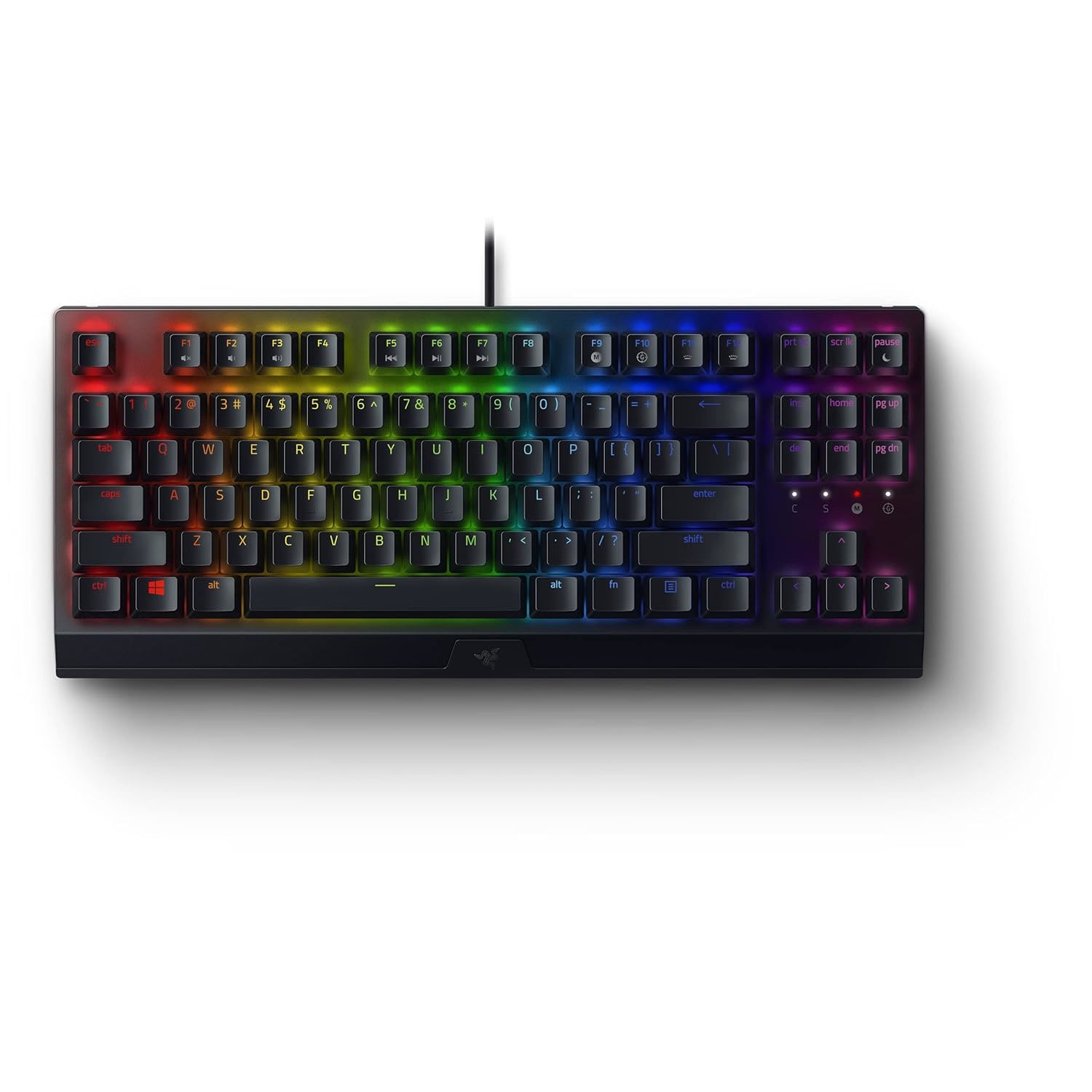 Razer BlackWidow V3 Tenkeyless TKL Mechanical Gaming Keyboard: Yellow Mechanical