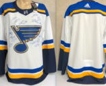 St. Louis Blues ADIDAS Size 52 Authentic Jersey Signed By Stanley Cup Ro... - £286.64 GBP