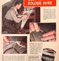 1948 Eveready Flashlight Batteries Advertisement Vintage Electronics F15T3 - $24.99
