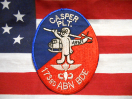 173RD ABN BDE CASPER PLT PATCH VINTAGE - $7.92