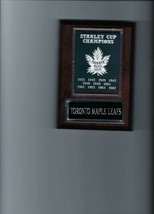 TORONTO MAPLE LEAFS PLAQUE STANLEY CUP CHAMPIONS CHAMPS HOCKEY NHL - $4.94