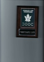 TORONTO MAPLE LEAFS PLAQUE STANLEY CUP CHAMPIONS CHAMPS HOCKEY NHL - £3.94 GBP