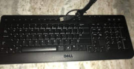 Genuine Dell SK-8185 Keyboard Ergonomic Black USB-SHIPS N 24 HOURS - $44.43