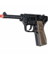 Gonher German Luger Style Police 8 Shot Diecast Cap Gun - $27.72