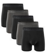 Natural Feelings Boxer Briefs Men Underwear Pack Soft Cotton Open Fly, 5... - $29.88 CAD