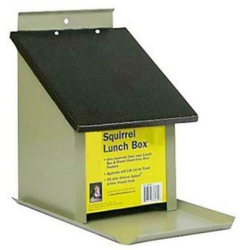 NEW Zenport 38079 Squirrel Feeder Lunch Box Squirrel Feeder METAL 3026960