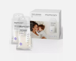 MOMCOZY Breastmilk Storage Bags, 6oz Temp-Sensing, Breast Milk - 120 Count - £23.42 GBP