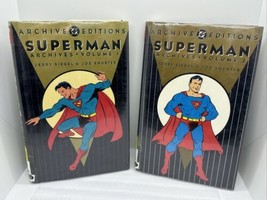 Superman: The Man of Tomorrow Archives Volumes 1 &amp; 2 HC, 1st Printing Li... - £36.53 GBP