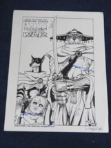 1996 Dogs-O-War Signed Print Crusade Comics 8.5&quot; x 11&quot; - $280.52 MXN