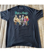 Rick And Morty T-Shirt Mens Size XL Gray Grey Ripple Junction Adult Swim - $285.10 MXN