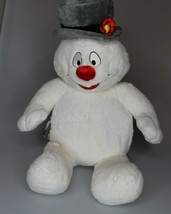Build A Bear Frosty the Snowman Plush Musical Magical Light Up Cheeks Flower Hat - £15.50 GBP