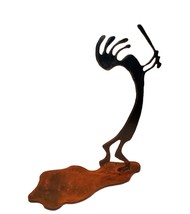 Heavy Copper Kokopelli Sculpture Figurine 11&quot; Tucson Arizona Su Casa Designers - £19.51 GBP