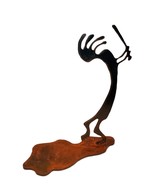 Heavy Copper Kokopelli Sculpture Figurine 11&quot; Tucson Arizona Su Casa Des... - £19.59 GBP