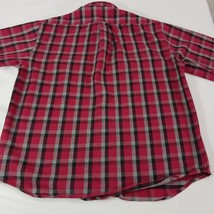 Carhartt S95 CRI Men's Red & Black Cotton Flannel Long Sleeve Shirt Size Large image 12