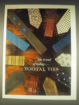 1962 Tootal Ties Ad - The trend of today.. Tootal Ties - £14.76 GBP