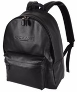 NWT Coach Black Charles Leather Campus Backpack Bag - $10,756.63 MXN