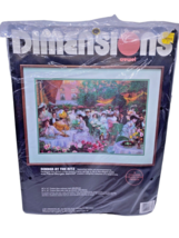 Dimensions Dinner at the Ritz Crewel Embroidery Kit 1388 1991 20x14 Gallery Vtg - £14.56 GBP