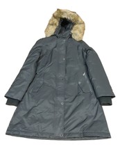 1 Madison Womens Expedition Hooded Faux Fur Parka Coat, BLACK, M - £27.37 GBP