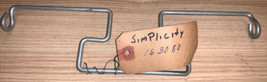 Simplicity 163080 Deck Belt Stop OEM NOS - $14.85