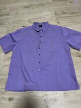 ScotteVest Beachcomber Shirt Mens Sz L Purple Travel Hidden Pockets - $33.22