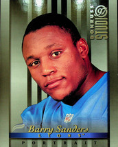 1997 Donruss Studio Football Card Barry Sanders #19 - 8X10 - £6.85 GBP
