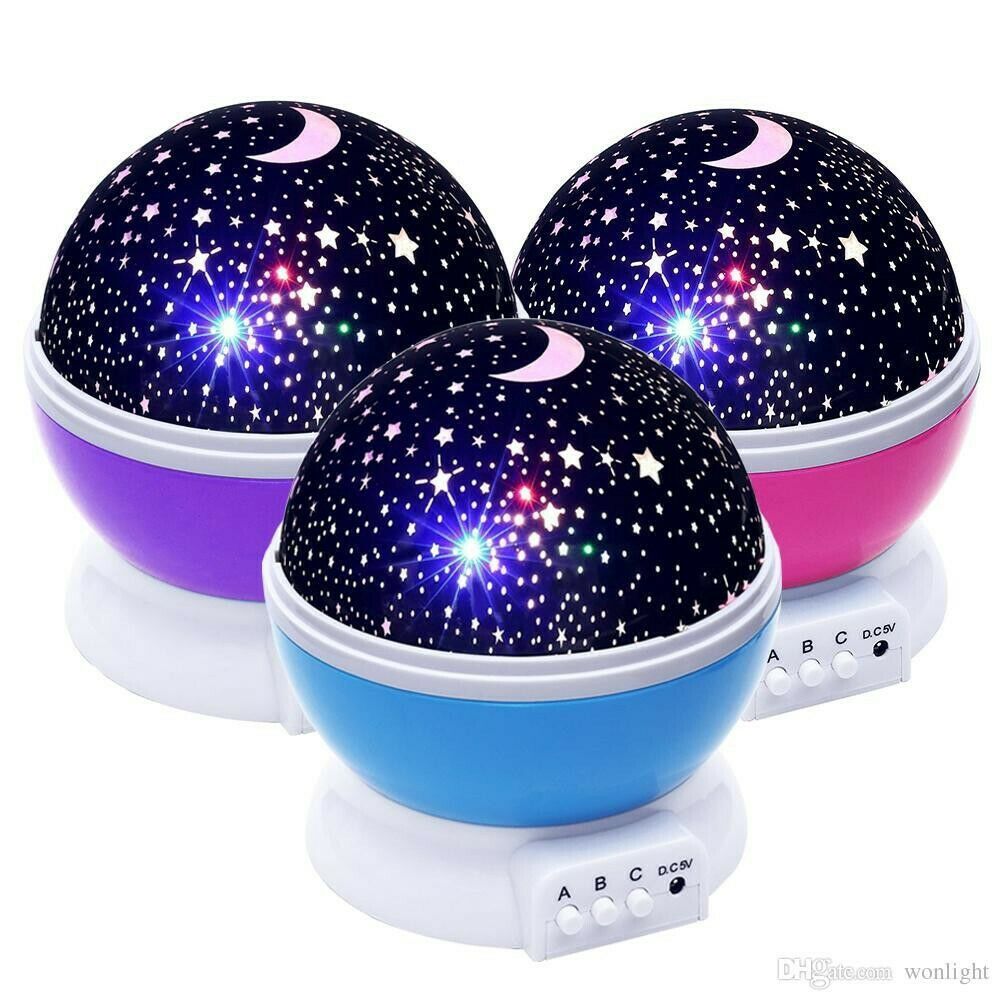 Baby KIds Night Light Deco Rotating Led Projector Starry Night Lamp  X 2 units - $31.00