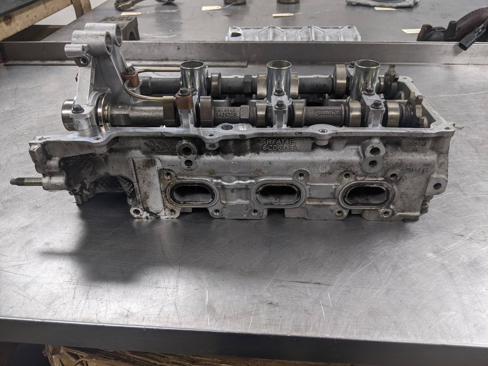 Left Cylinder Head For 11-18 Ford Edge  3.5 AT4E6090EA Item image 5