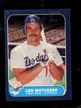 1986 Fleer #138 Len Matuszek Nm Dodgers *X88414 - £0.98 GBP