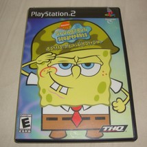 SpongeBob SquarePants Battle for Bikini Bottom Playstation 2 Disc, Case &amp;Manual - £7.70 GBP