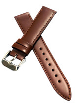 18mm Genuine Leather Watch Band Strap Fits Pilot Portugese Top Gun Br Pin(Sl) - £8.64 GBP