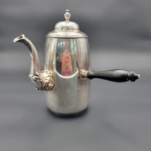 Vintage Sheridan Silver on Copper CoffeePot Hinged Lid Footed Rare - $56.64