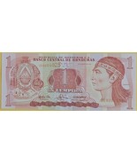 Banco Central De Honduras Un Lempira 24 de Agosto de 2004 Banknote UNC  - $37.50 MXN