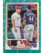 2023 Topps Update Mike Trout/Julio Rodriguez Bright Future Rainbow Foil ... - $3.35 CAD