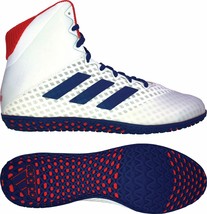 Adidas | BC0533 | Mat Wizard 4 | White Red Royal Wrestling Shoes | Close... - £70.76 GBP