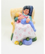 Royal Doulton Sweet Dreams Figurine Mother Child Asleep Statue HN 2380 - £39.33 GBP