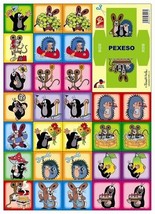 Memory Game Pexeso The Little Mole (Krtek), (Find the pair!), European P... - $7.30