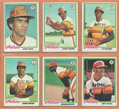 1978 Topps Houston Astros Team Lot Cesar Cedeno Jose Cruz JR Richard J Andujar ! - £3.92 GBP