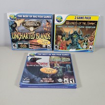 Big Fish PC Video Game Lot Unchartered Islands Redemption Cemetery Uncharted - £12.57 GBP