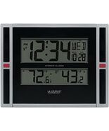 La Crosse Technology 513-149 11-Inch Atomic Digital Wall Clock with Temp... - €43,92 EUR
