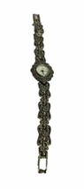 Jean Bellve Ladies Watch, Swiss 70&#39;s Fashion Design Foral Wristwatch vtd - $25.10
